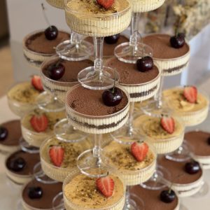 Tiramisu tower in Ottawa by DRIP Artisan Tiramisu
